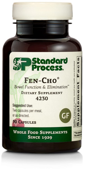 Standard Process Fen-Cho - Whole Food Bowel and Digestive Health with Collinsonia Root, Fenugreek Seed, Bile Salts, and Okra Fruit - 90 Capsules Standard Process Fen-Cho - Whole Food Bowel and Digestive Health with Collinsonia Root, Fenugreek Seed, Bile Salts, and Okra Fruit - 90 Capsules