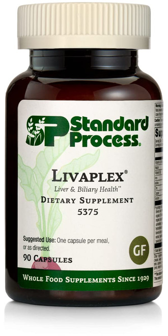 Standard Process Livaplex - Whole Food Bowel, Digestion and Digestive Health, Liver Health and Gallbladder Support with Spanish Black Radish, Betaine Hydrochloride, and Organic Carrot - 90 Capsules Standard Process Livaplex - Whole Food Bowel, Digestion and Digestive Health, Liver Health and Gallbladder Support with Spanish Black Radish, Betaine Hydrochloride, and Organic Carrot - 90 Capsules