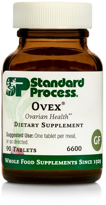 Standard Process Ovex - Whole Food Women's Health Supplement with Calcium Lactate, Magnesium Citrate, and Vitamin C - Gluten Free - 90 Tablets Standard Process Ovex - Whole Food Women's Health Supplement with Calcium Lactate, Magnesium Citrate, and Vitamin C - Gluten Free - 90 Tablets