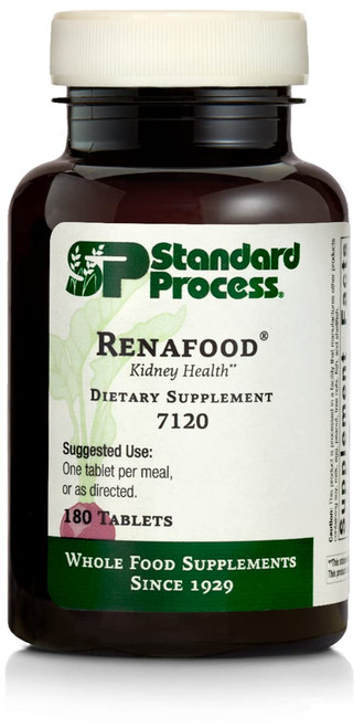 Standard Process Renafood - Whole Food Kidney Health Supplement for Kidney Support with Kidney Bean, Renal Vitamins, Spanish Moss, Lactose, Organic Sweet Potato, Beet Root, and More - 180 Tablets Standard Process Renafood - Whole Food Kidney Health Supplement for Kidney Support with Kidney Bean, Renal Vitamins, Spanish Moss, Lactose, Organic Sweet Potato, Beet Root, and More - 180 Tablets
