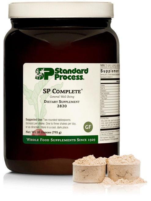 Standard Process SP Complete - Whole Food Nutrition with Amino Acids, Immune Support and Antioxidant Support with Rice Protein, Grapeseed Extract, and Choline - Vegetarian - 28 Ounce, 30 Servings Standard Process SP Complete - Whole Food Nutrition with Amino Acids, Immune Support and Antioxidant Support with Rice Protein, Grapeseed Extract, and Choline - Vegetarian - 28 Ounce, 30 Servings