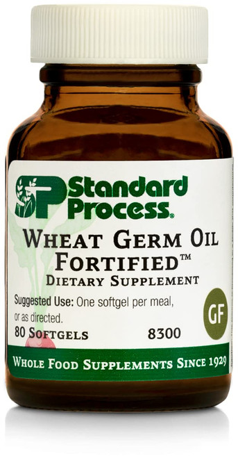 Standard Process Wheat Germ Oil Fortified - Whole Food Exercise, Antioxidant and Immune Support with Vitamin E and Wheat Germ Oil - 80 Softgels Standard Process Wheat Germ Oil Fortified - Whole Food Exercise, Antioxidant and Immune Support with Vitamin E and Wheat Germ Oil - 80 Softgels