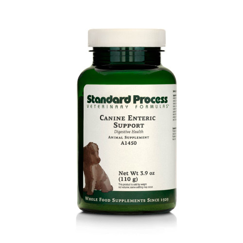 Standard Process Canine Enteric Support - Digestive System Support for Dogs - Nutritional Dog Supplement for Gut Health Support - Canine Supplement Formula to Aid Healthy Digestion - 110 g Standard Process Canine Enteric Support - Digestive System Support for Dogs - Nutritional Dog Supplement for Gut Health Support - Canine Supplement Formula to Aid Healthy Digestion - 110 g
