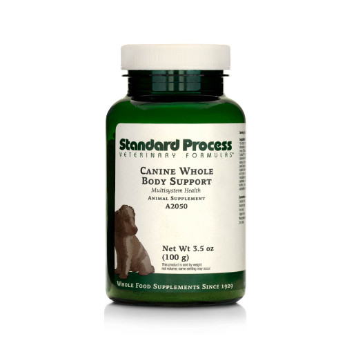 Standard Process Canine Whole Body Support - Multisystem Support Supplement for Canines - Nutritional Powder Supplement for Daily Health Maintenance - Multisystem Supplement Formula - 100 g Standard Process Canine Whole Body Support - Multisystem Support Supplement for Canines - Nutritional Powder Supplement for Daily Health Maintenance - Multisystem Supplement Formula - 100 g