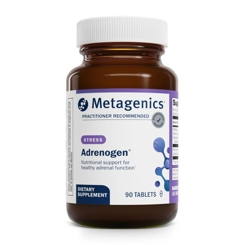 Metagenics Adrenogen - Adrenal Health Support - Raw Adrenal Complex - Aid in Hormone Balance* - with B Vitamins & PABA - Guaranteed Raw - Non-GMO - Gluten-Free - 90 Tablets Metagenics Adrenogen - Adrenal Health Support - Raw Adrenal Complex - Aid in Hormone Balance* - with B Vitamins & PABA - Guaranteed Raw - Non-GMO - Gluten-Free - 90 Tablets