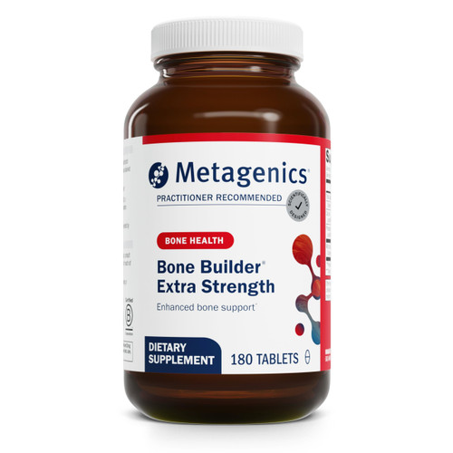Metagenics Bone Builder Extra Strength - Calcium Supplement Supports Bone Health* - High Calcium Content for Bone Health* - with Phosphorus - Gluten-Free & Non-GMO - 180 Tablets - 60 Servings Metagenics Bone Builder Extra Strength - Calcium Supplement Supports Bone Health* - High Calcium Content for Bone Health* - with Phosphorus - Gluten-Free & Non-GMO - 180 Tablets - 60 Servings