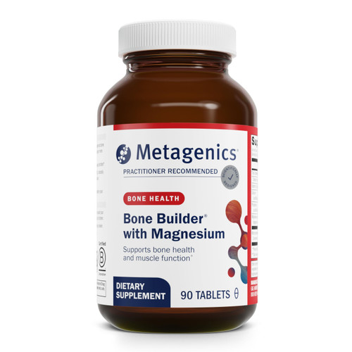 Metagenics Bone Builder with Magnesium - Bone Support Supplement* - Comprehensive Mineral Support* - with Calcium, Vitamin D & Magnesium - Non-GMO - Gluten-Free - 90 Tablets Metagenics Bone Builder with Magnesium - Bone Support Supplement* - Comprehensive Mineral Support* - with Calcium, Vitamin D & Magnesium - Non-GMO - Gluten-Free - 90 Tablets
