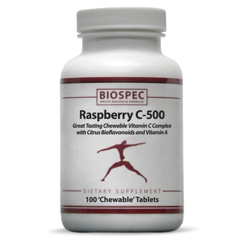 Raspberry C-500 Chewable Immune and Antioxidant Support - Vitamin C, Vitamin A, and Citrus Bioflavonoids Raspberry C-500 Chewable Immune and Antioxidant Support - Vitamin C, Vitamin A, and Citrus Bioflavonoids