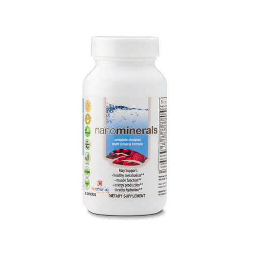Biopharma Scientific NanoMinerals Complete Chelated Multi-Mineral Capsules | 30 Servings | Calcium, Iron, Magnesium, Zinc, Potassium, Manganese, Chromium, Copper Biopharma Scientific NanoMinerals Complete Chelated Multi-Mineral Capsules | 30 Servings | Calcium, Iron, Magnesium, Zinc, Potassium, Manganese, Chromium, Copper