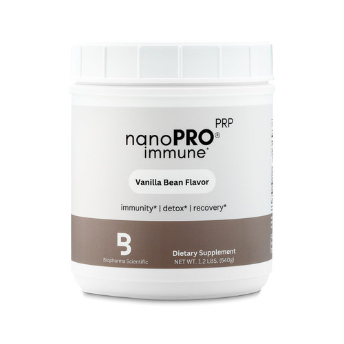 Biopharma Scientific Nanopro Immune: Whey Protein Powder for Immune Support & Exercise Recovery with Colostrum, Glutathione, Proline Rich Polypeptides, Vanilla Bean Flavor, 30 Servings Biopharma Scientific Nanopro Immune: Whey Protein Powder for Immune Support & Exercise Recovery with Colostrum, Glutathione, Proline Rich Polypeptides, Vanilla Bean Flavor, 30 Servings