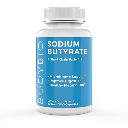 BodyBio Gut Health Supplement 60 Caps - Butyrate + Sodium | The Ultimate Postbiotic | No Bloating | No Gas | Great Poops | Supports Healthy Digestion | Leaky Gut Repair | No Additives BodyBio Gut Health Supplement 60 Caps - Butyrate + Sodium | The Ultimate Postbiotic | No Bloating | No Gas | Great Poops | Supports Healthy Digestion | Leaky Gut Repair | No Additives