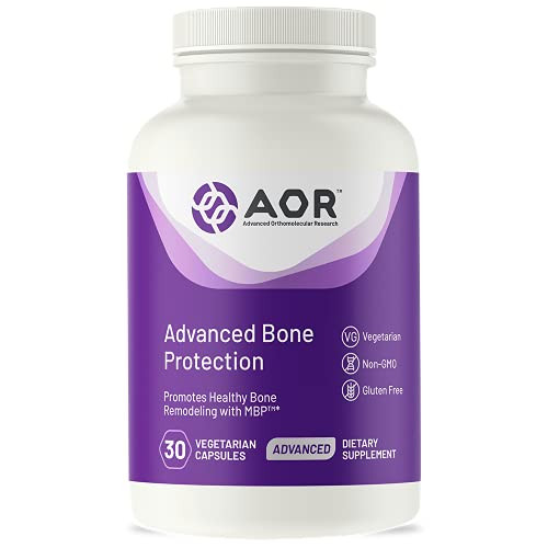 AOR, Advanced Bone Protection, Natural Supplement to Promote healthy bone remodeling with MBP, Gluten Free, 30 Capsules (30 Servings) AOR, Advanced Bone Protection, Natural Supplement to Promote healthy bone remodeling with MBP, Gluten Free, 30 Capsules (30 Servings)