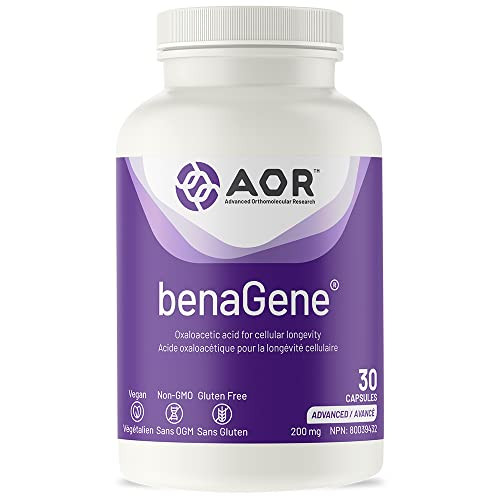 AOR, benaGene, Supports Healthy Aging, Energy and Longevity, Dietary Supplement, 30 servings (30 capsules) AOR, benaGene, Supports Healthy Aging, Energy and Longevity, Dietary Supplement, 30 servings (30 capsules)