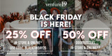 Black Friday/Cyber Monday Sale at venture19