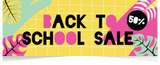 Back to School Sale - 50% off