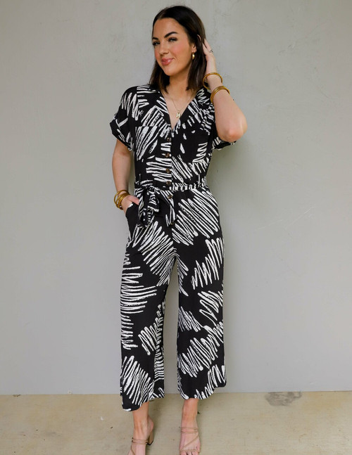 Ee:some Fierce Floral Jumpsuit 