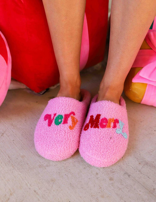 Shiraleah Very Merry Slippers 