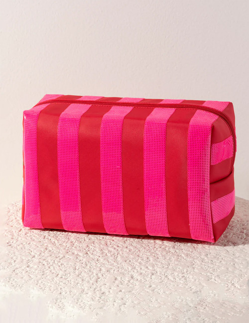 Shiraleah Cara Stripe Zip Pouch 