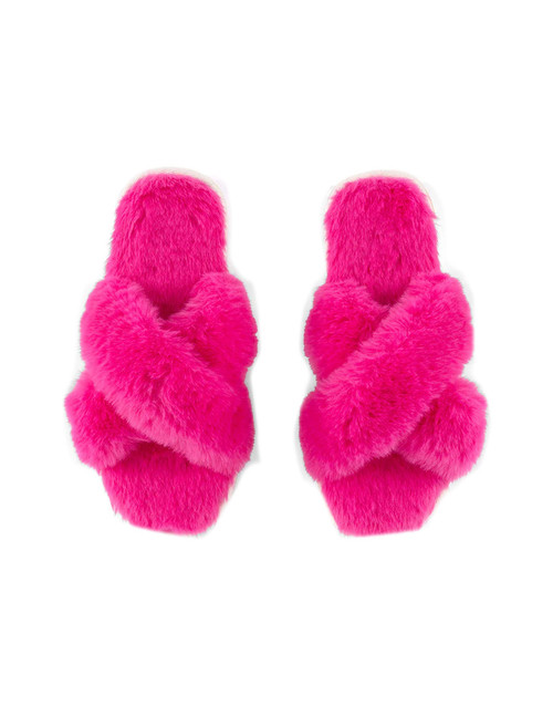 Shiraleah Magenta Christina Slippers 