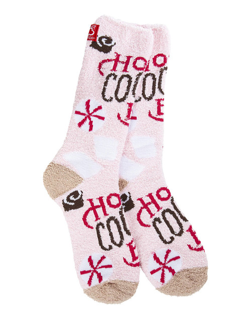 Crescent Sock Cozy Crew Hot Cocoa Bar Socks 
