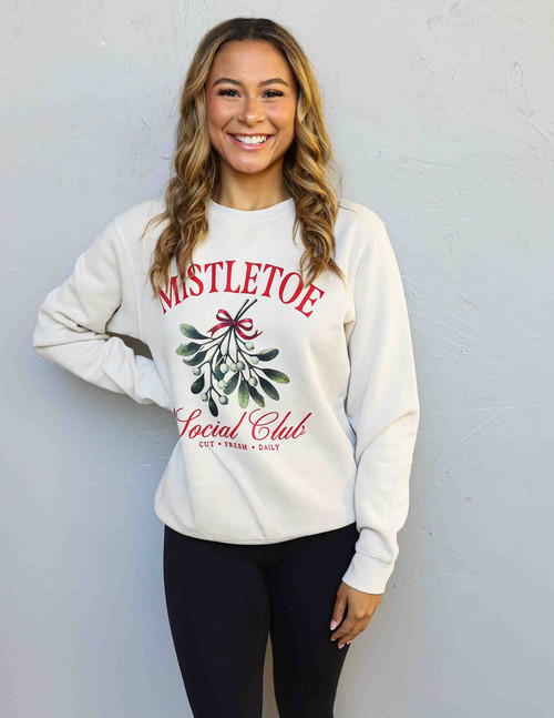 Independent Trading Co. Mistletoe Social Club Crewneck 