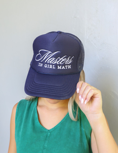 SUMMER TEES Masters In Girl Math Foam Trucker Hat 