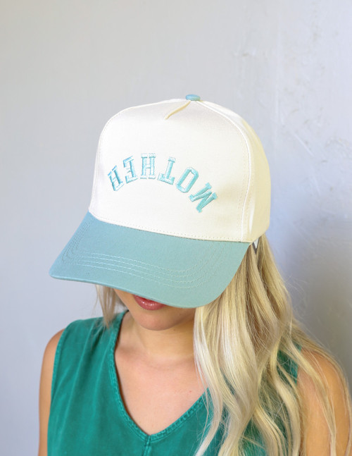DAVID AND YOUNG Mother Light Blue Trucker Hat 