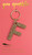 Lucky Feather Glitter Keychain Letter F