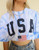 Dyenomite USA Big Time Blue Tie Dye Tee 