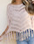 Very J Standout Fringe Sleeveless Sweater 