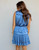 CURRENT AIR Something Blue Mini Dress 