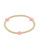 Enewton Pink Signature Cross Gold Pattern 3mm Beaded Bracelet 
