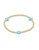 Enewton Turquoise Signature Cross Gold Pattern 3mm Beaded Bracelet 