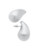 Canvas Style Icon Puffed Teardrop Stud Earrings 