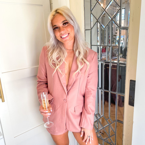 2.7 August Apparel Single Breasted Blazer