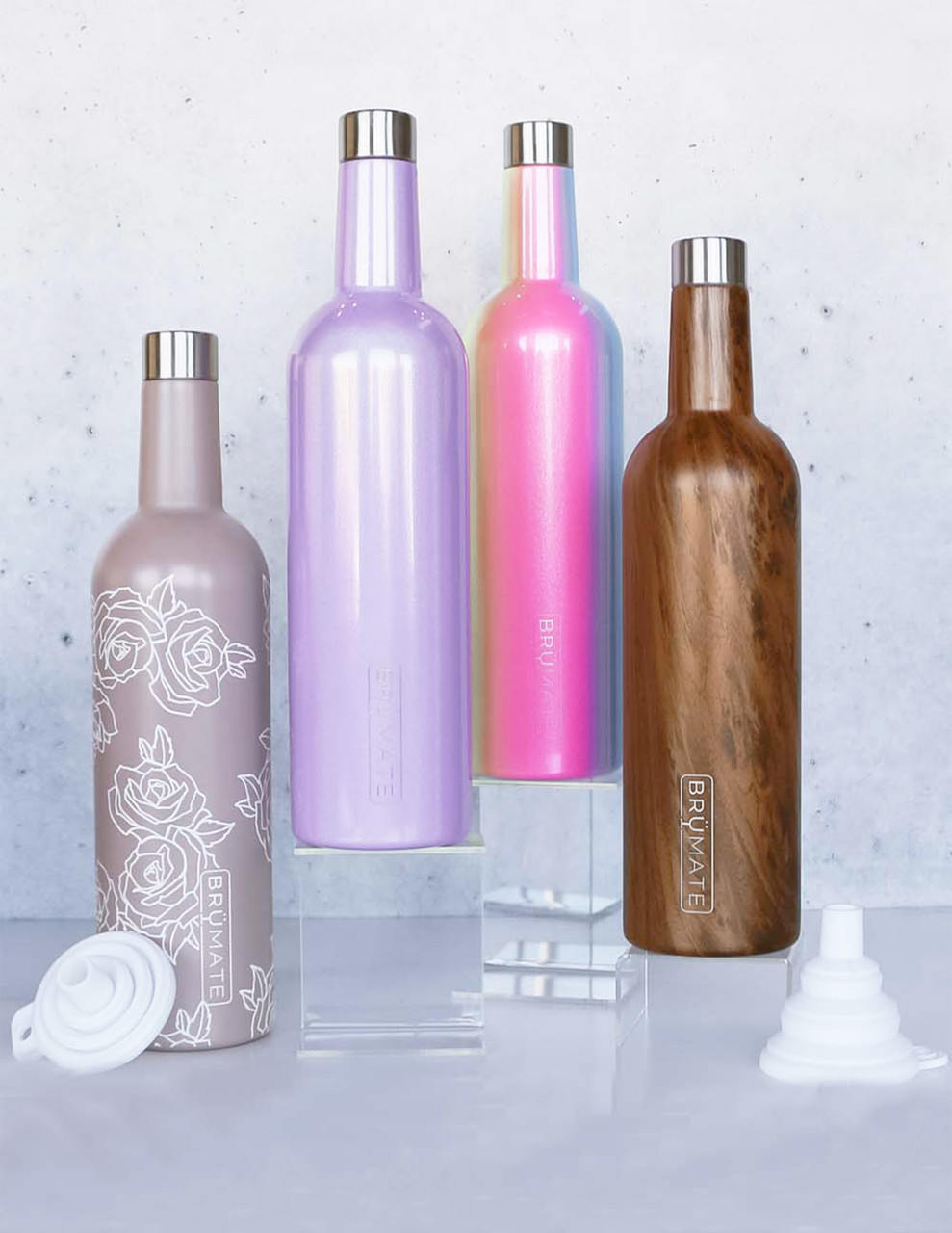 Brumate WINESULATOR Glitter Violet Insulated Wine Canteen Bottle