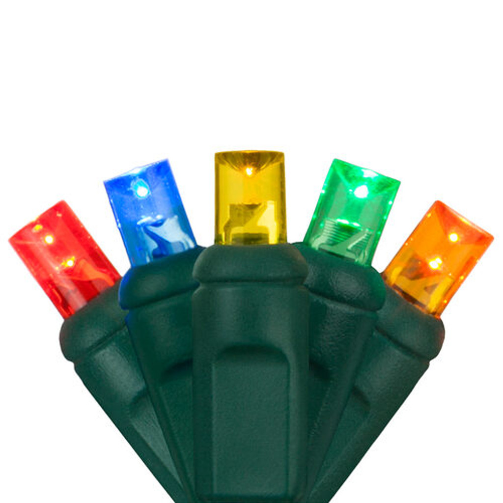Multi-Color Holiday LED Lights - 5mm Wide Angle
