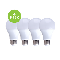 4-Pack Dimmable LED, 11W (75W eqv), 2700K