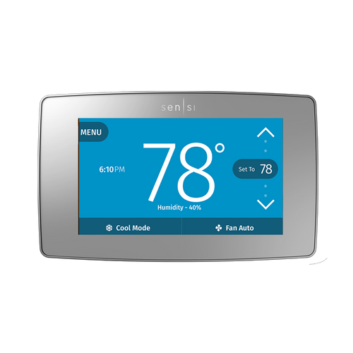 Sensi thermostat set to 78 degrees cooling