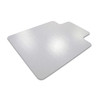 Marvelux Vinyl (PVC) Lipped Chair Mat for Very Low Pile Carpets (1/4" Thick or Less) | Transparent Carpet Protector | Multiple Sizes