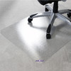 Marvelux Enhanced Polymer Eco-Friendly Rectangular Chair Mat for Standard Pile Carpets (3/8" Thick or Less) | Transparent Carpet Protector | Multiple Sizes