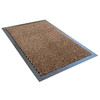 Ultralux Indoor Entrance Mat | Polypropylene Fibers and Anti-Slip Vinyl Backed Entry Rug Doormat | Brown 