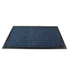 Ultralux Scraper Entrance Mat | Polypropylene Fibers and Anti-Slip Vinyl Backed Indoor Entry Rug Doormat | Blue 