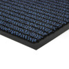 Ultralux Scraper Entrance Mat | Polypropylene Fibers and Anti-Slip Vinyl Backed Indoor Entry Rug Doormat | Blue 