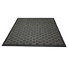 Ultralux Premium Indoor Outdoor Entrance Mat | Absorbent, Strong, Anti-Slip Entry Rug Heavy Duty Doormat | Dark Gray