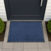 Ultralux Premium Indoor Outdoor Entrance Mat | Absorbent, Strong, Anti-Slip Entry Rug Heavy Duty Doormat | Blue
