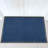 Ultralux Premium Indoor Outdoor Entrance Mat | Absorbent, Strong, Anti-Slip Entry Rug Heavy Duty Doormat | Blue