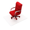  Hometex Biosafe Anti-Microbial PVC Chair Mat for Hard Floors | Rectangular | Size 48" x 30" 