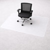 Marvelux Polypropylene Chair Mat for Low Pile Carpets and Carpet Tiles (1/4" Thick or Less) 29" x 46" | White Office Carpet Protector | Rectangular | Shipped Flat | Eco-Friendly