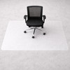 Marvelux Polypropylene Chair Mat for Low Pile Carpets and Carpet Tiles (1/4" Thick or Less) 29" x 46" | White Office Carpet Protector | Rectangular | Shipped Flat | Eco-Friendly